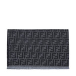 Sciarpa in maglia con motivo FF all-over FXS830 AS6LF1Q3B FENDI 