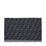 Sciarpa in maglia con motivo FF all-over FXS830 AS6LF1Q3B FENDI 
