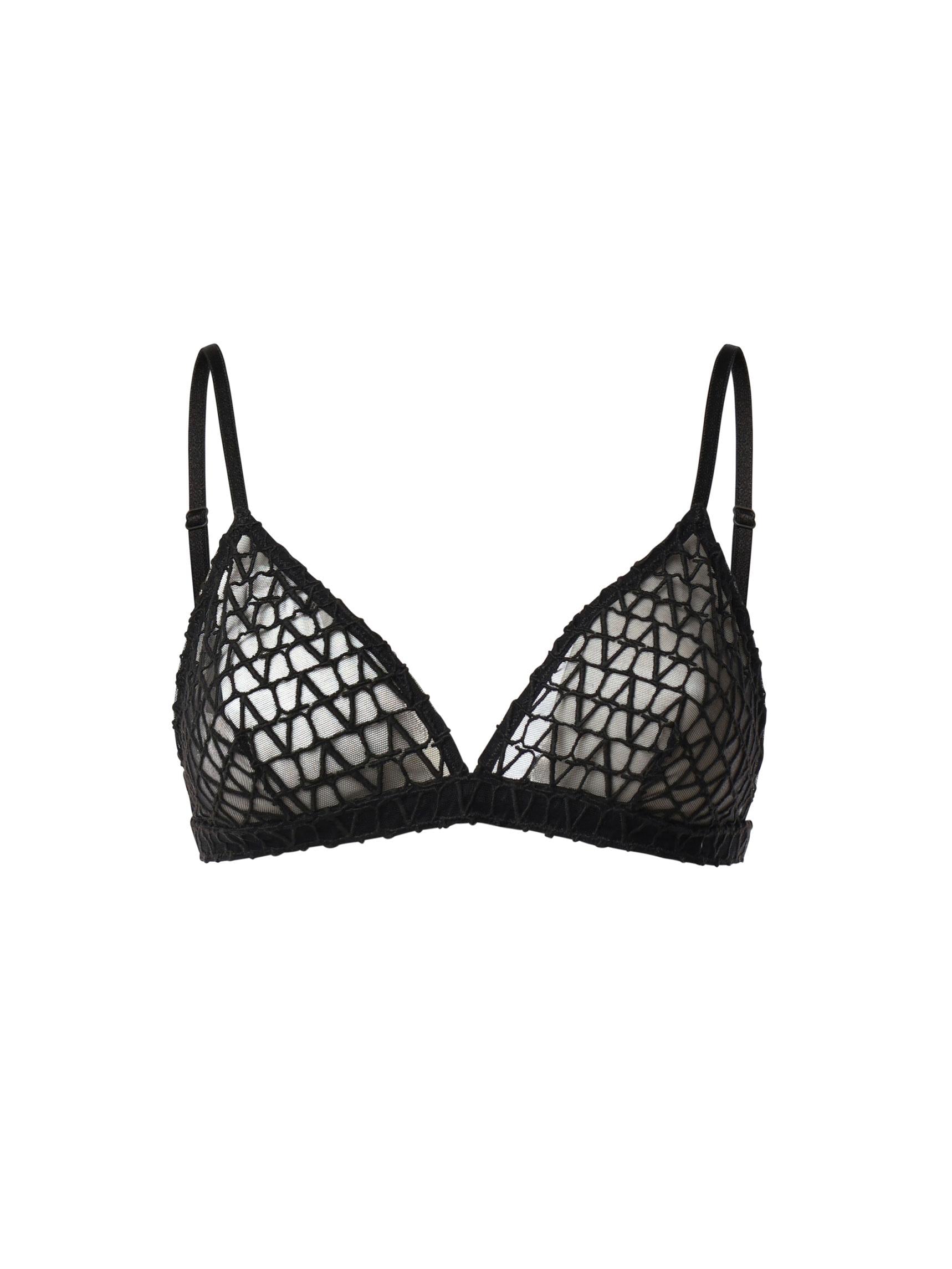Top bralette logato 5B3UC025 8S50NO VALENTINO GARAVANI 