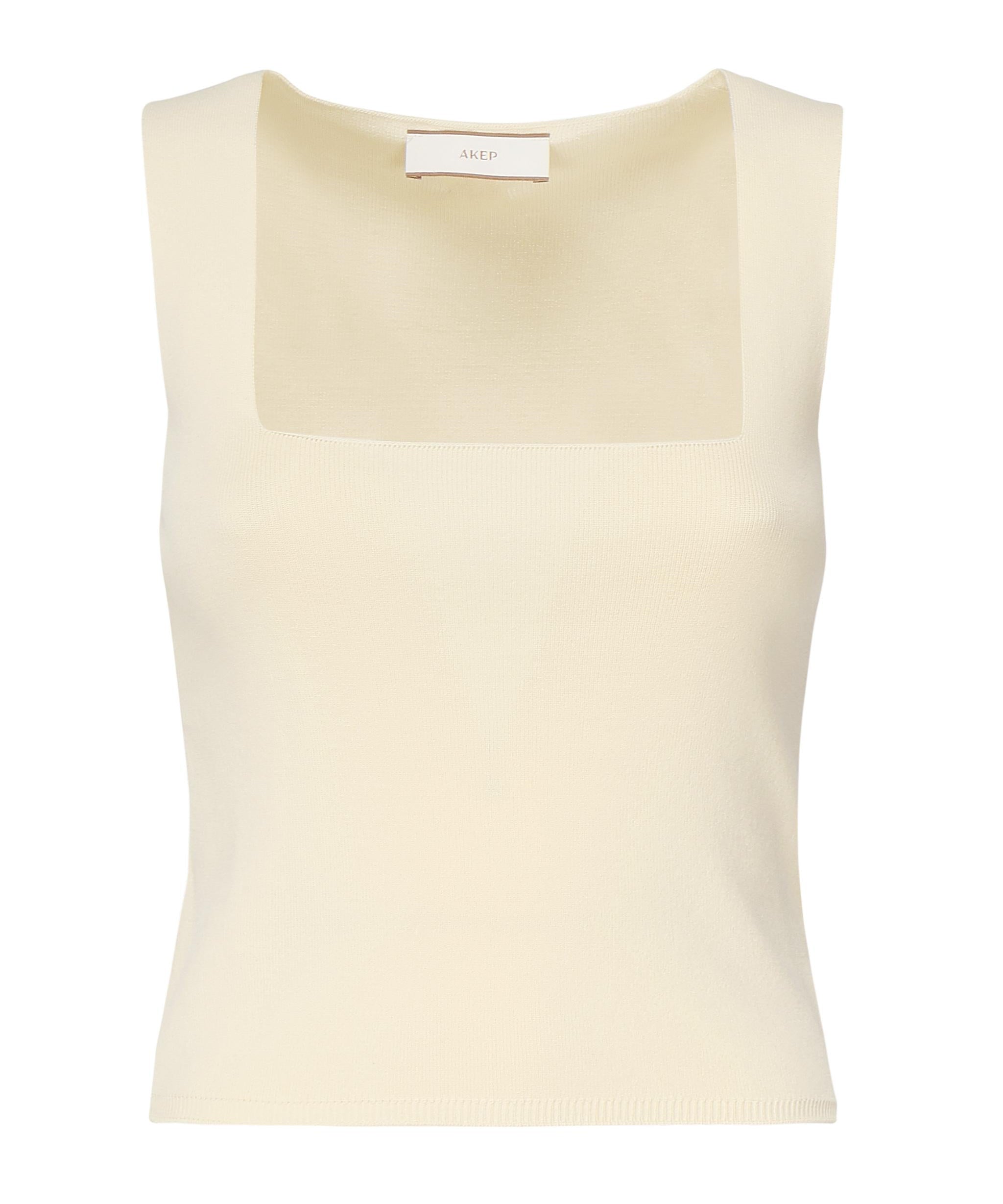 Canotta in maglia con scollo quadrato CNKD09014  INSPIRED BY AKEP 