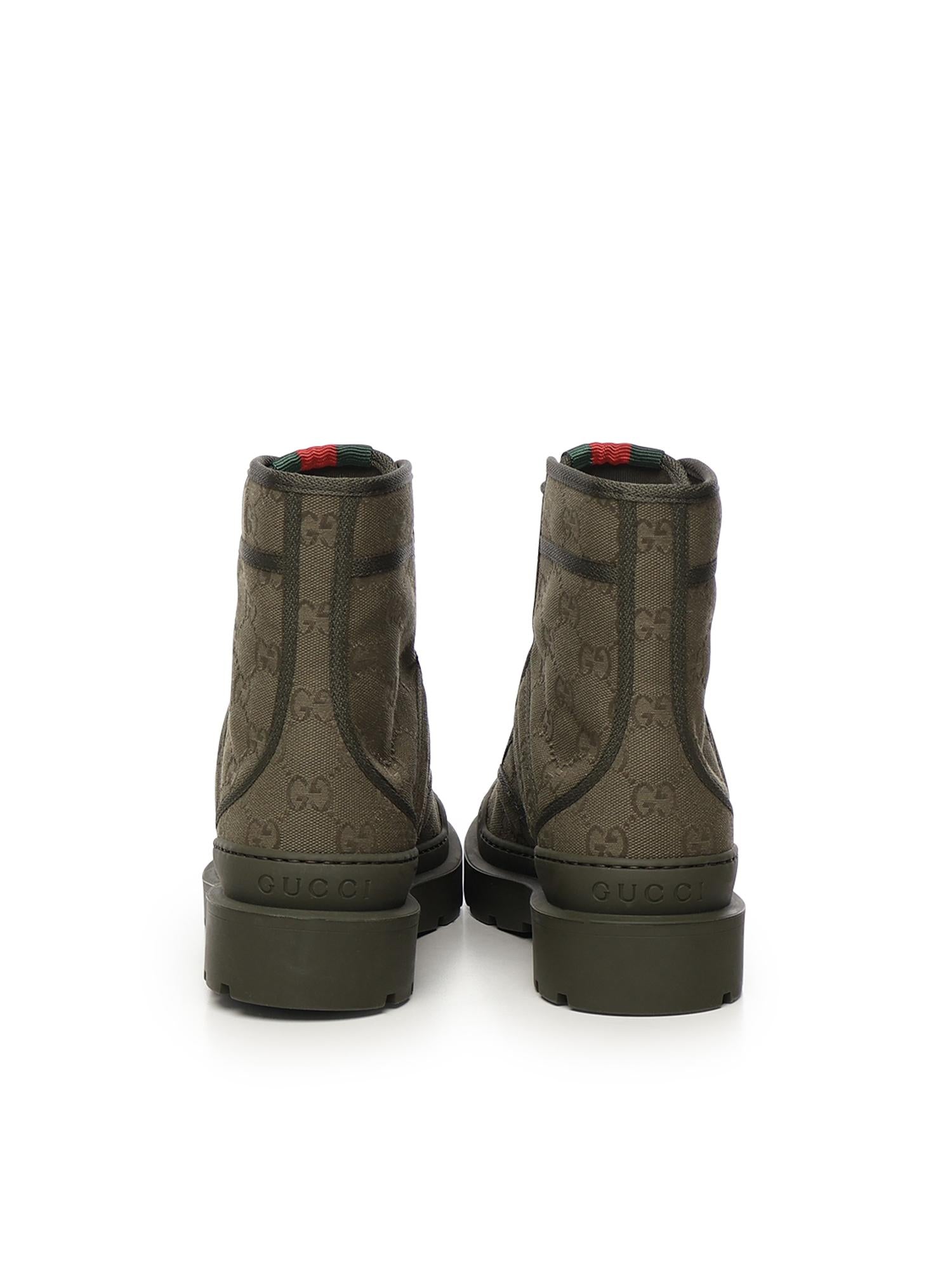 Stivale con dettaglio Web 847717 FAD7I3359 GUCCI 