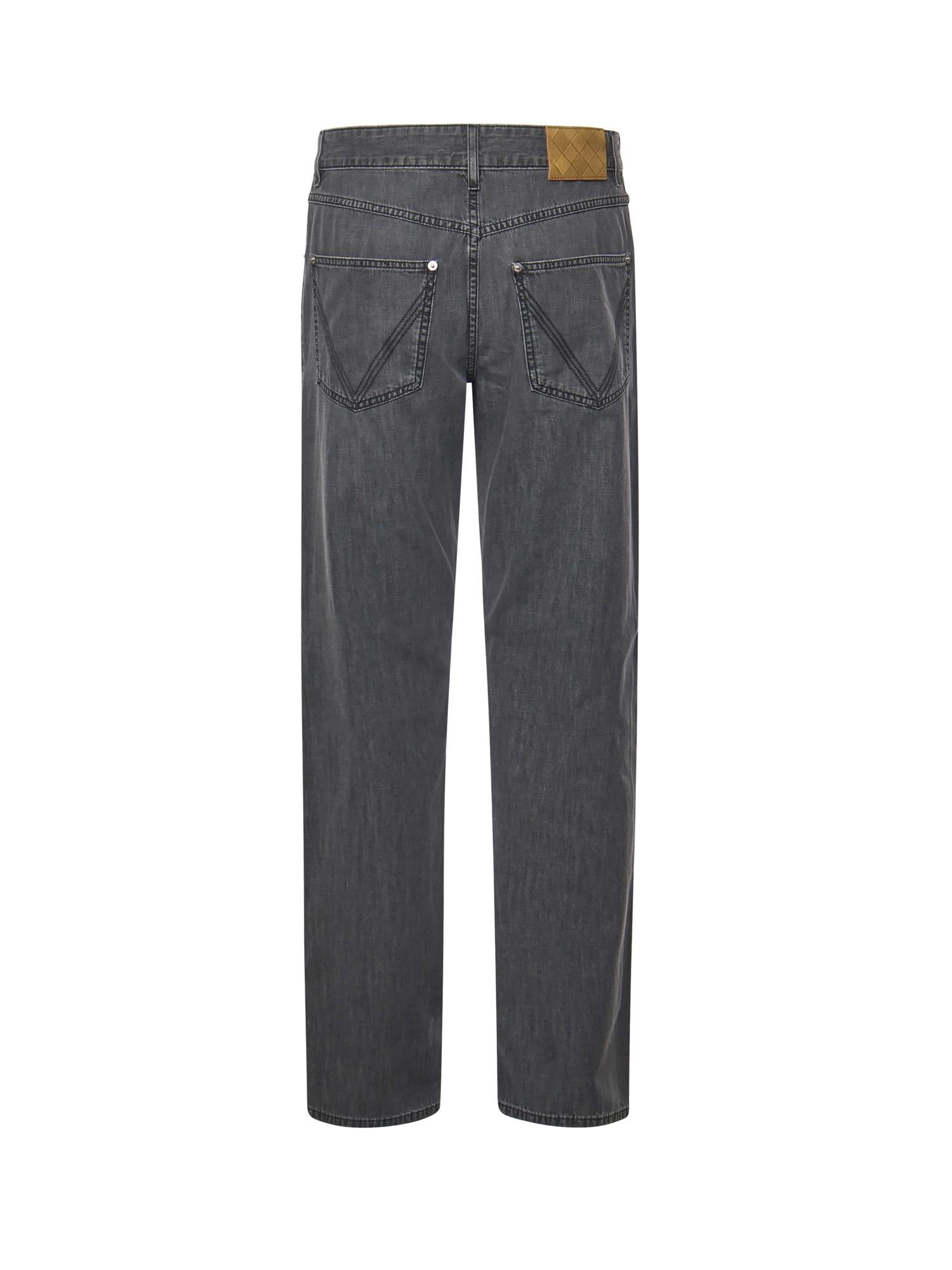 Jeans a gamba dritta in denim 813511 V5SO01003 BOTTEGA VENETA 