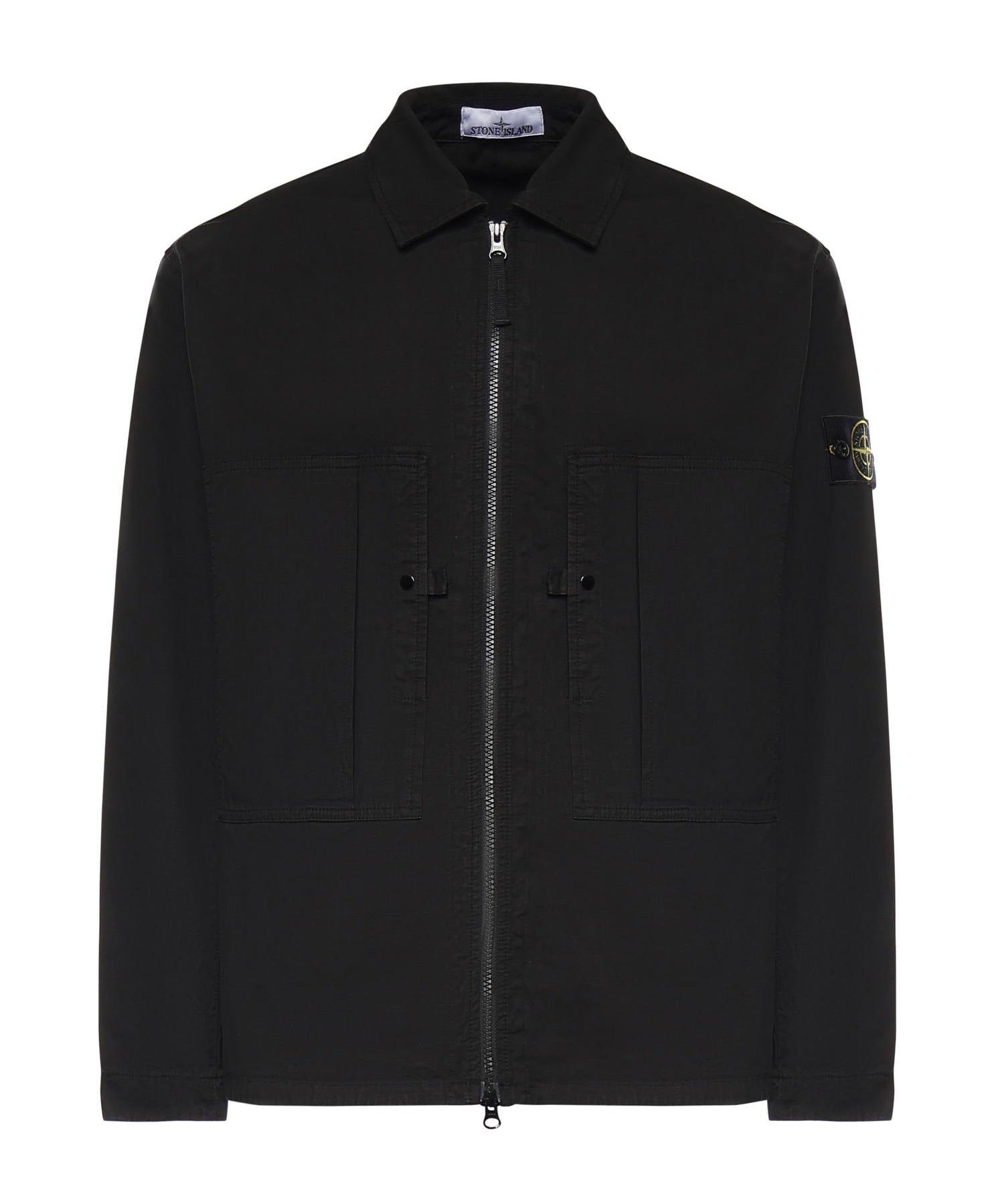 Overshirt in cotone con logo L1S151200005 S0298V0029 STONE ISLAND 