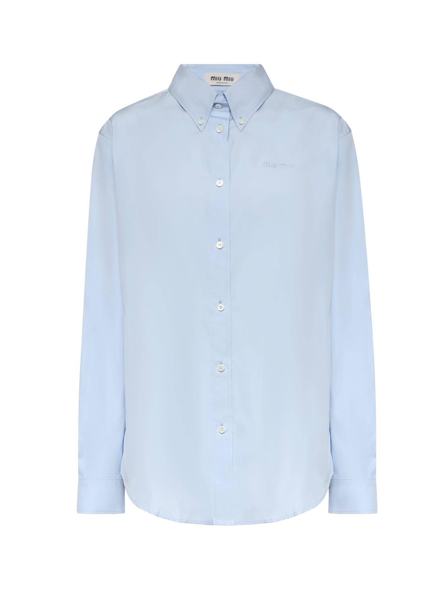 Camicia in popeline MK1693 19SEF0013 MIU MIU 