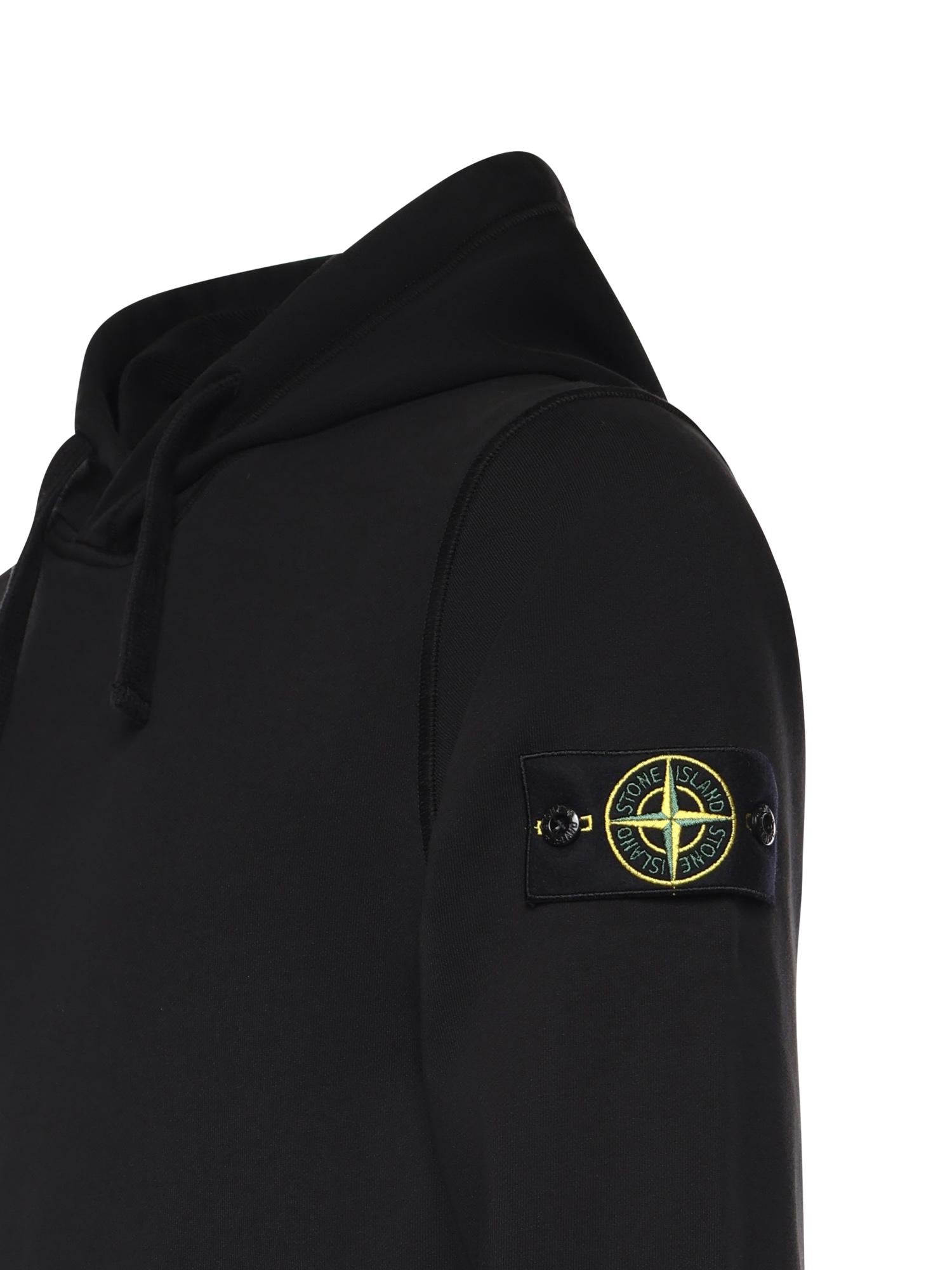 Felpa con logo in cotone L1S156100062 S0051V0029 STONE ISLAND 