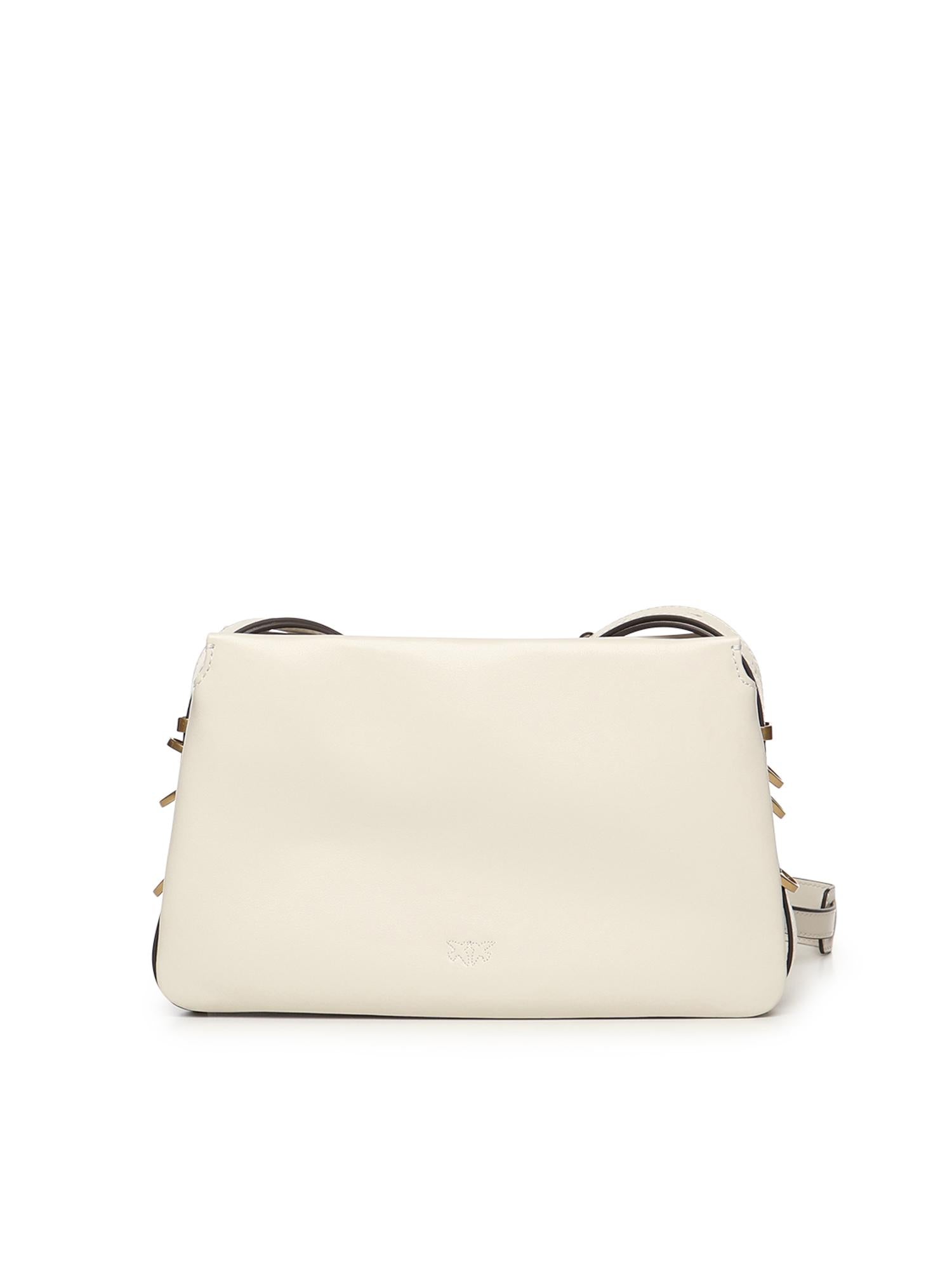 Borsa a tracolla Mini One, Two, Three Bag in pelle 105883 A0QOZ14Q PINKO 