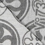 Sciarpa caroline jacquard<BR/> 73SP8FT02 CAROLINENERO/BIANCO V° 73 