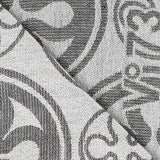 Sciarpa caroline jacquard<BR/> 73SP8FT02 CAROLINENERO/BIANCO V° 73 