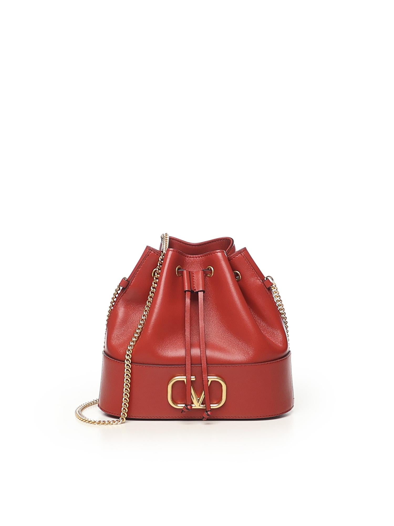 Mini secchiello con catena VLogo Signature 6W2P0T83 HPF0RO VALENTINO GARAVANI 