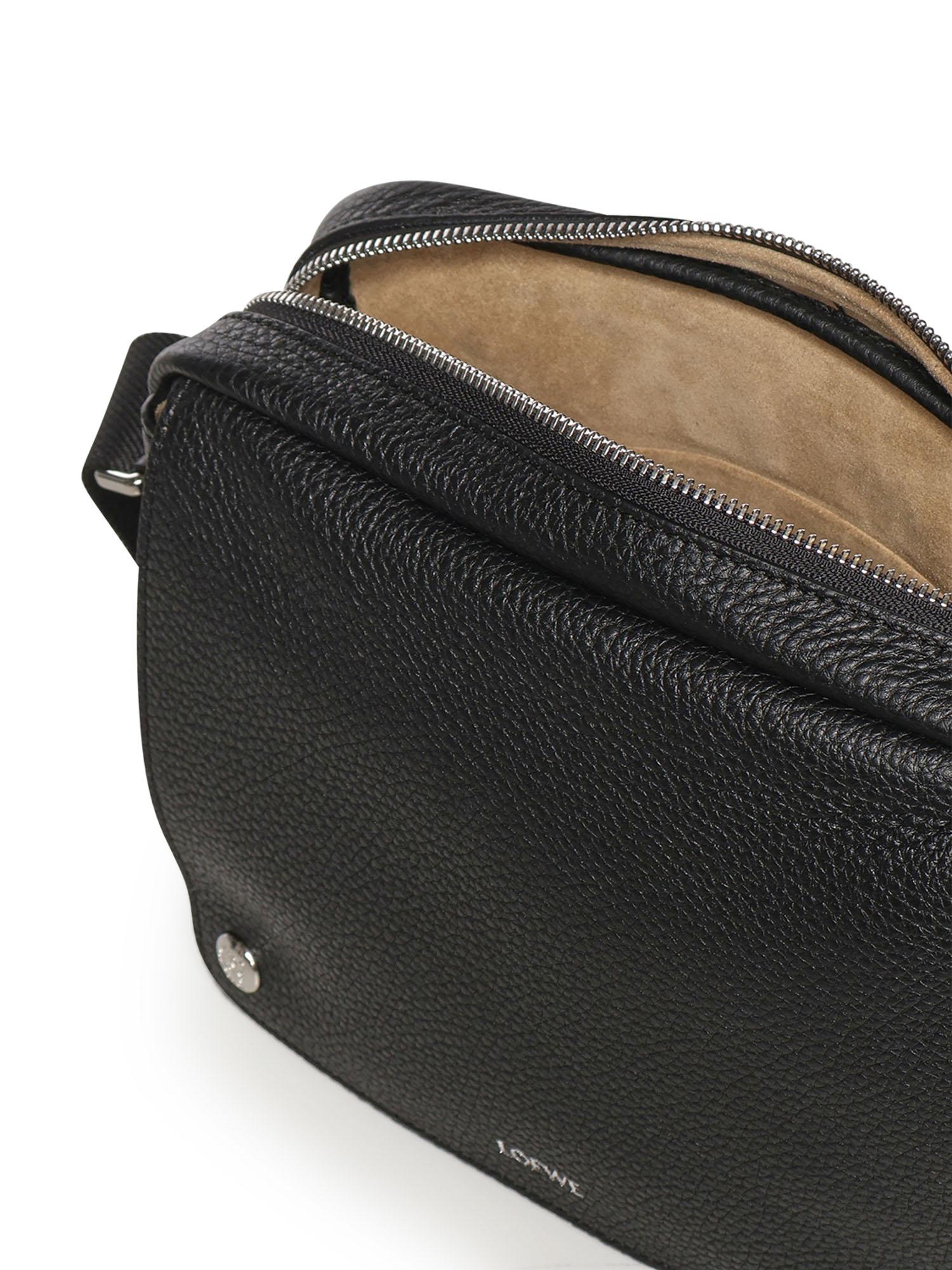 Borsa messenger Pebble media in pelle BANBA73X07 1100 LOEWE 