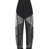 Pantalone Nacy con inserti in pizzo 106275 A336Z99 PINKO 