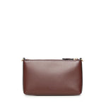 Pochette piatta in pelle con logo Love Birds 104277 A0F1R49Q PINKO 
