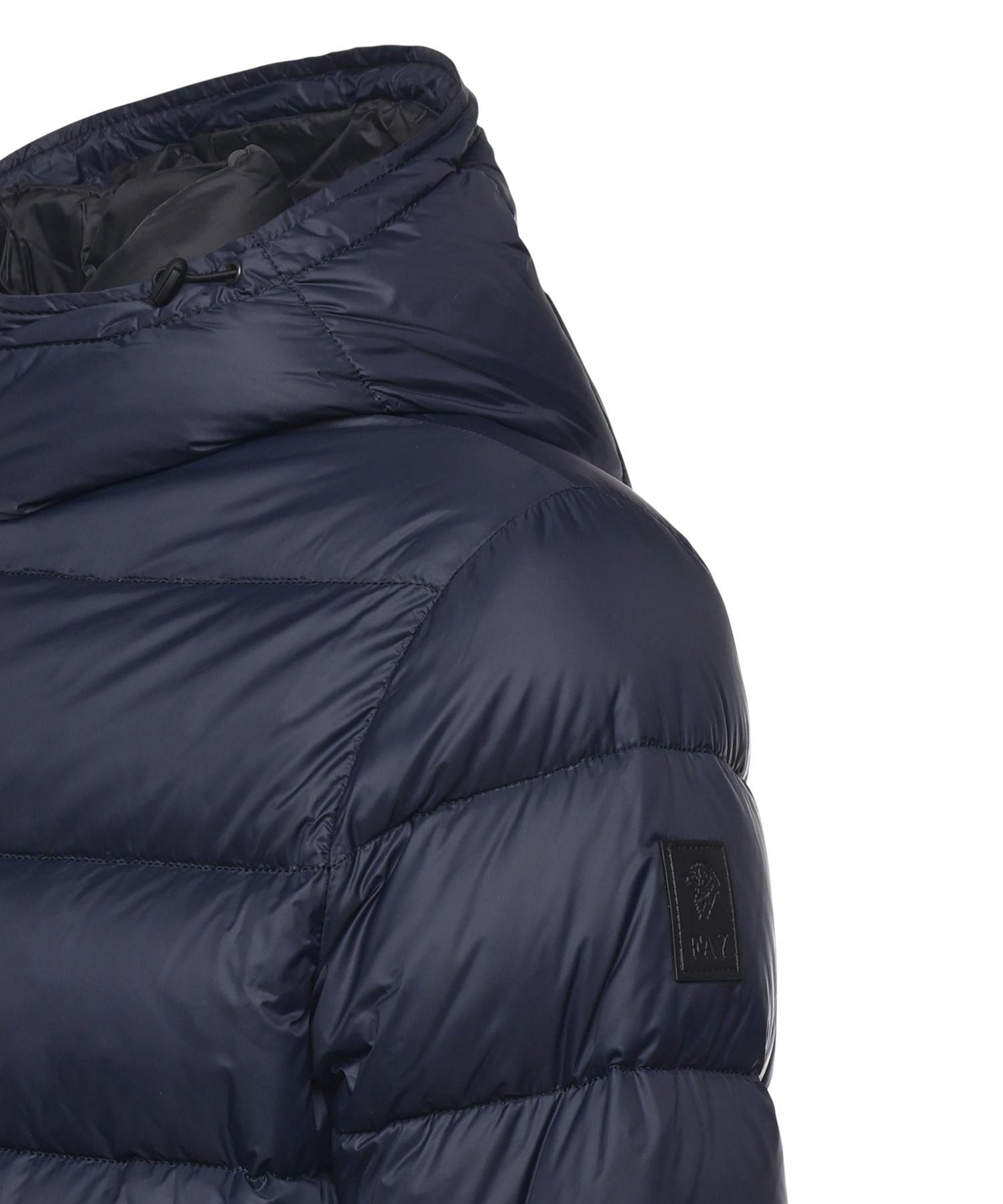 Piumino double front in popeline calandrato NAM32510620XMH U807 FAY 