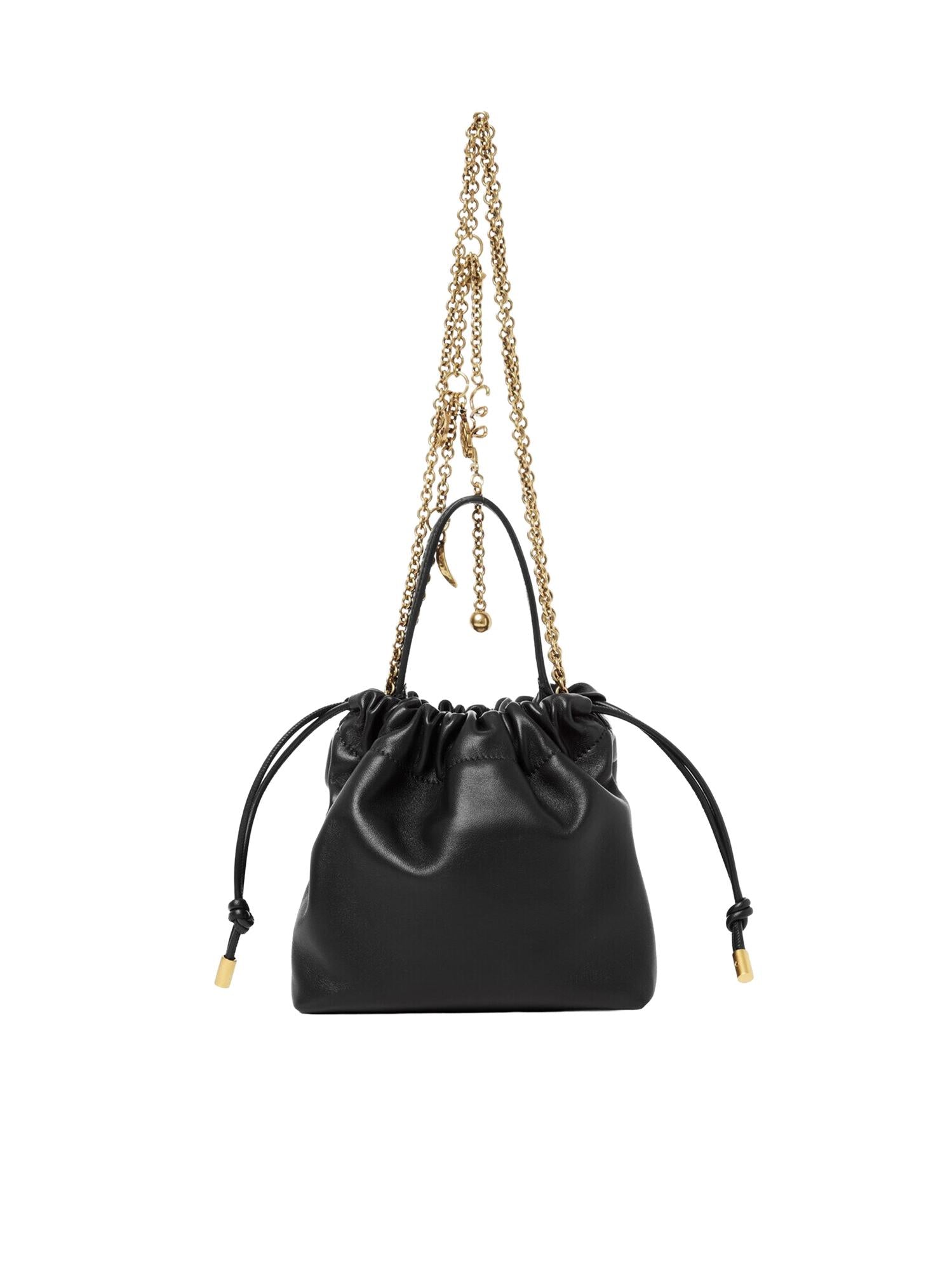 Borsa a spalla piccola Chloé Icons con catena in pelle CH26UP789R12 001 CHLOÉ 