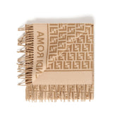 Sciarpa in lana e cashmere FF Jacquard FXT113 AQCWF0QB8 FENDI 
