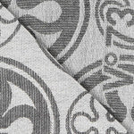 Sciarpa caroline jacquard<BR/> 73SP8FT02 CAROLINENERO/BIANCO V° 73 