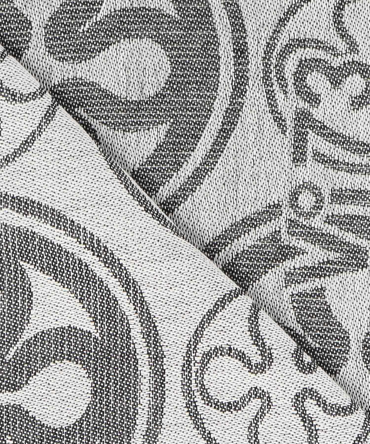 Sciarpa caroline jacquard<BR/> 73SP8FT02 CAROLINENERO/BIANCO V° 73 