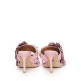 Mules in rafia 5595798999 PINK KURT GEIGER 