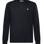 T-shirt con patch Compass in jersey di cotone<BR/> L1S152100031 S0013V0020 STONE ISLAND 