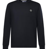 T-shirt con patch Compass in jersey di cotone<BR/> L1S152100031 S0013V0020 STONE ISLAND 