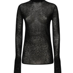 Maglia in lana con micro paillettes 105821 A2PMZ99 PINKO 