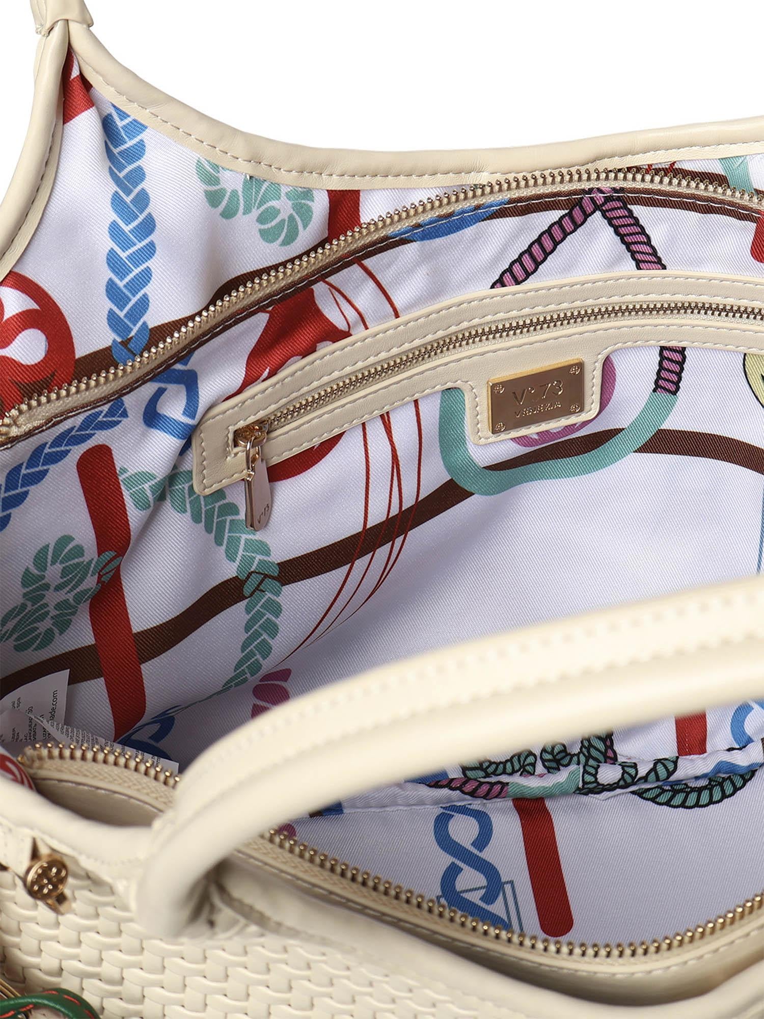 Borsa Zelda in pelle 73BS9O601 ZELDAOFF WHITE V° 73 