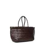 Borsa Bamboo Triple Jump small in pelle 8811 DK BROWN DRAGON DIFFUSION 