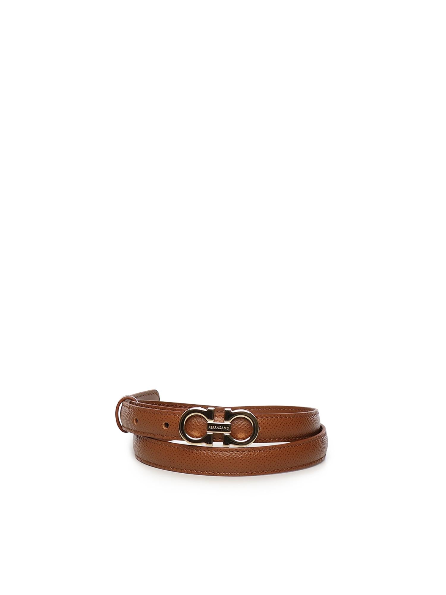 Cintura Gancini in pelle<BR/> 23B224 790154274 FERRAGAMO 