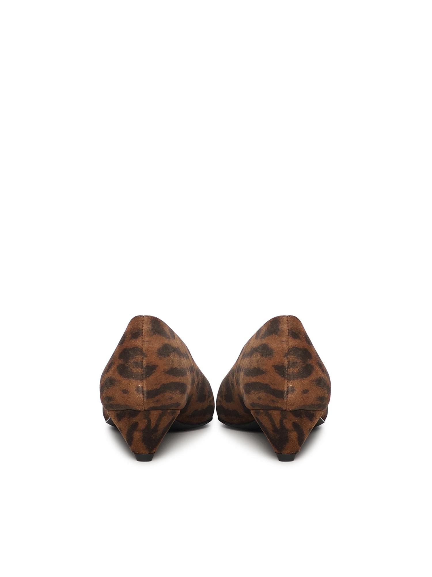 Pumps in nabuk animalier ALEX SELLA ALCHIMIA 