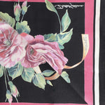 Foulard in twill di seta stampa Rose FN092R GDCUJHD5JA DOLCE & GABBANA 