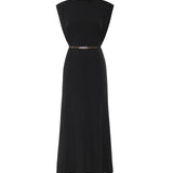 Abito lungo smanicato con catena 106493 A32DZ99 PINKO 