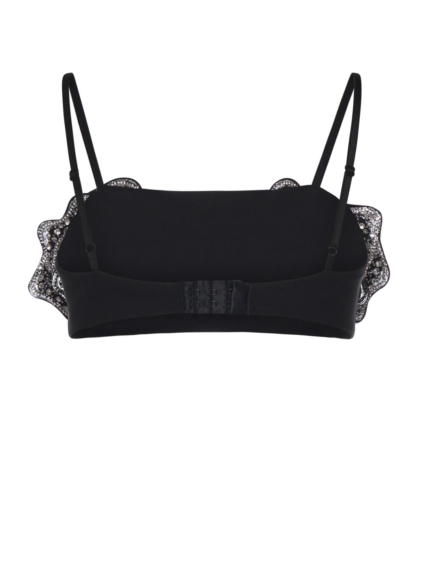 Reggiseno con rose gioiello ricamate 106622 A31PZ99 PINKO 