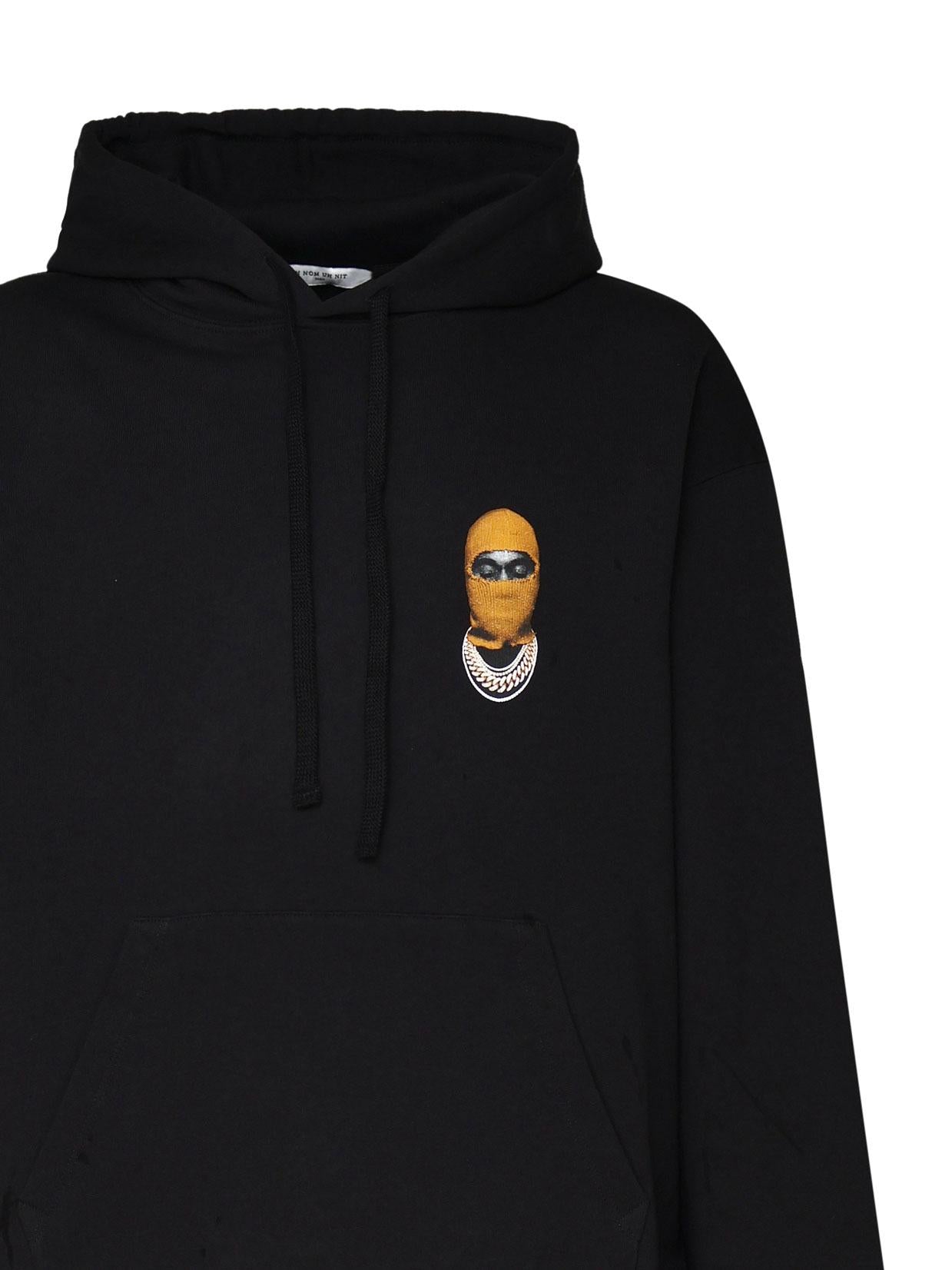 Hoodie small mask print NUW24268 009 IH NOM UH NIT 
