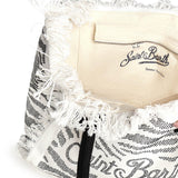 Borsa Vanity in canvas con stampa zebrata e strass VANI001 00271L MC2 SAINT BARTH 