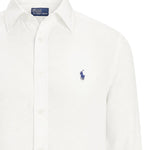 Camicia in lino con logo 211970730 518 POLO RALPH LAUREN 