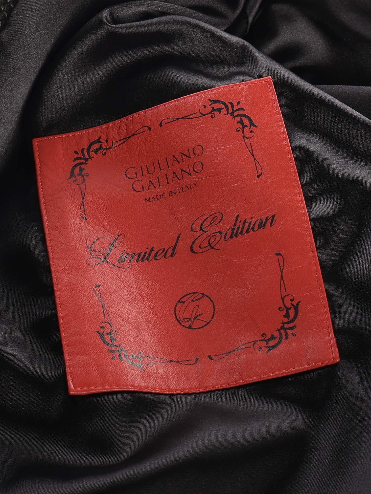 Giubbotto Push in pelle PUSH IT PYTHONNERO GIULIANO GALIANO 