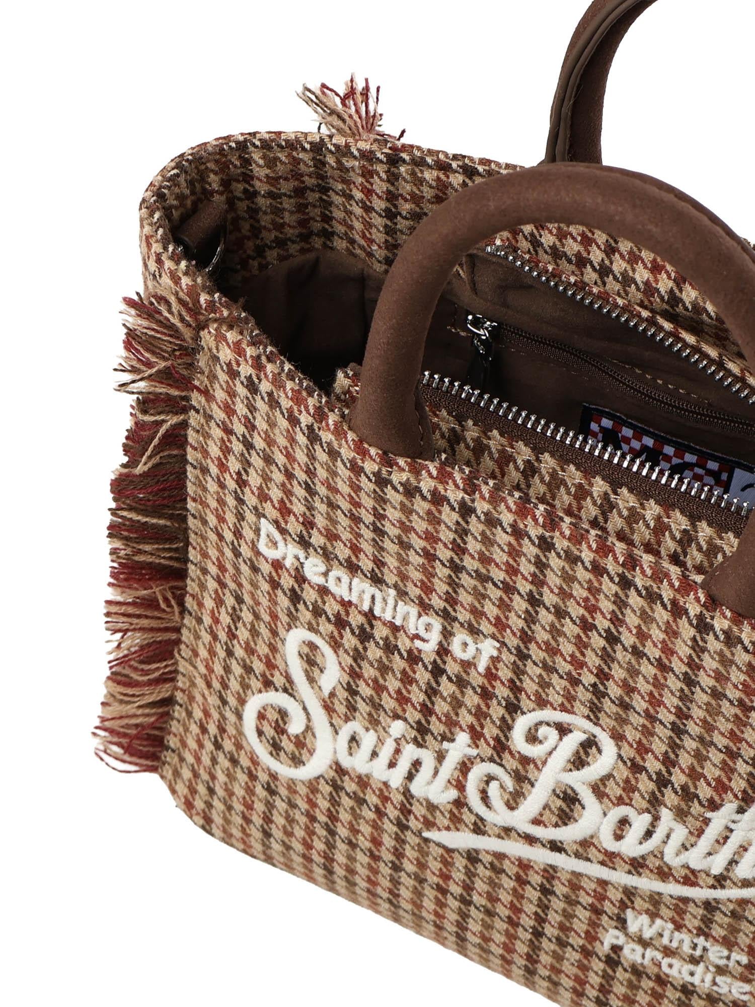 Mini bag Vanity wool con logo VAMI023 00282I MC2 SAINT BARTH 