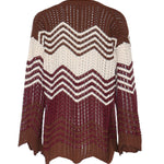 Cardigan Chevron MGKD13081  INSPIRED BY AKEP 