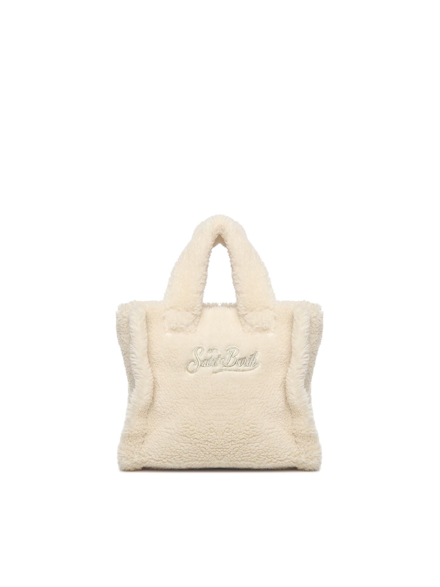 Mini bag Vanity teddy con logo VAMI029 01346I MC2 SAINT BARTH 