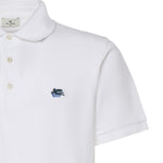 Polo in piquet di cotone con logo MRMD0005 AU135W0001 ETRO 