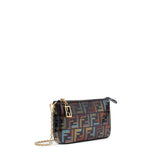 Pouch Baguette FF jacquard 8BS073 AW6QF1URO FENDI 