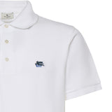 Polo in piquet di cotone con logo MRMD0005 AU135W0001 ETRO 
