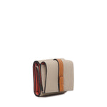 Portafoglio trifold in pelle di vitello granata C660TR2X03 2463 LOEWE 