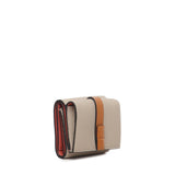 Portafoglio trifold in pelle di vitello granata C660TR2X03 2463 LOEWE 