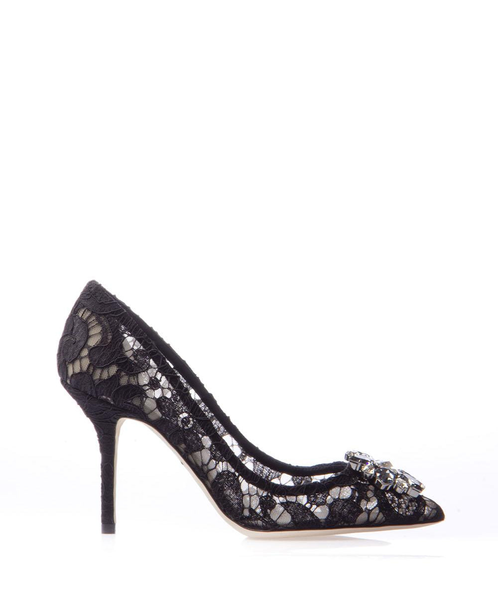 Décolleté Rainbow in pizzo con broche<BR/> CD0101 AL19880999 DOLCE & GABBANA 