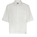 Camicia Nelson in cotone 026ST171PO LATTE WOC 