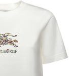 T-shirt in cotone Check con EKD 8118964 B7078 BURBERRY 