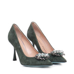 Décolleté Alena in suede ALENA 039 CAMOSCIOVERDE FRATELLI RUSSO 