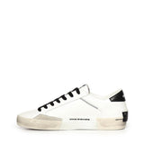 Sneaker Distressed in pelle 16001PP5B WHITE CRIME LONDON 