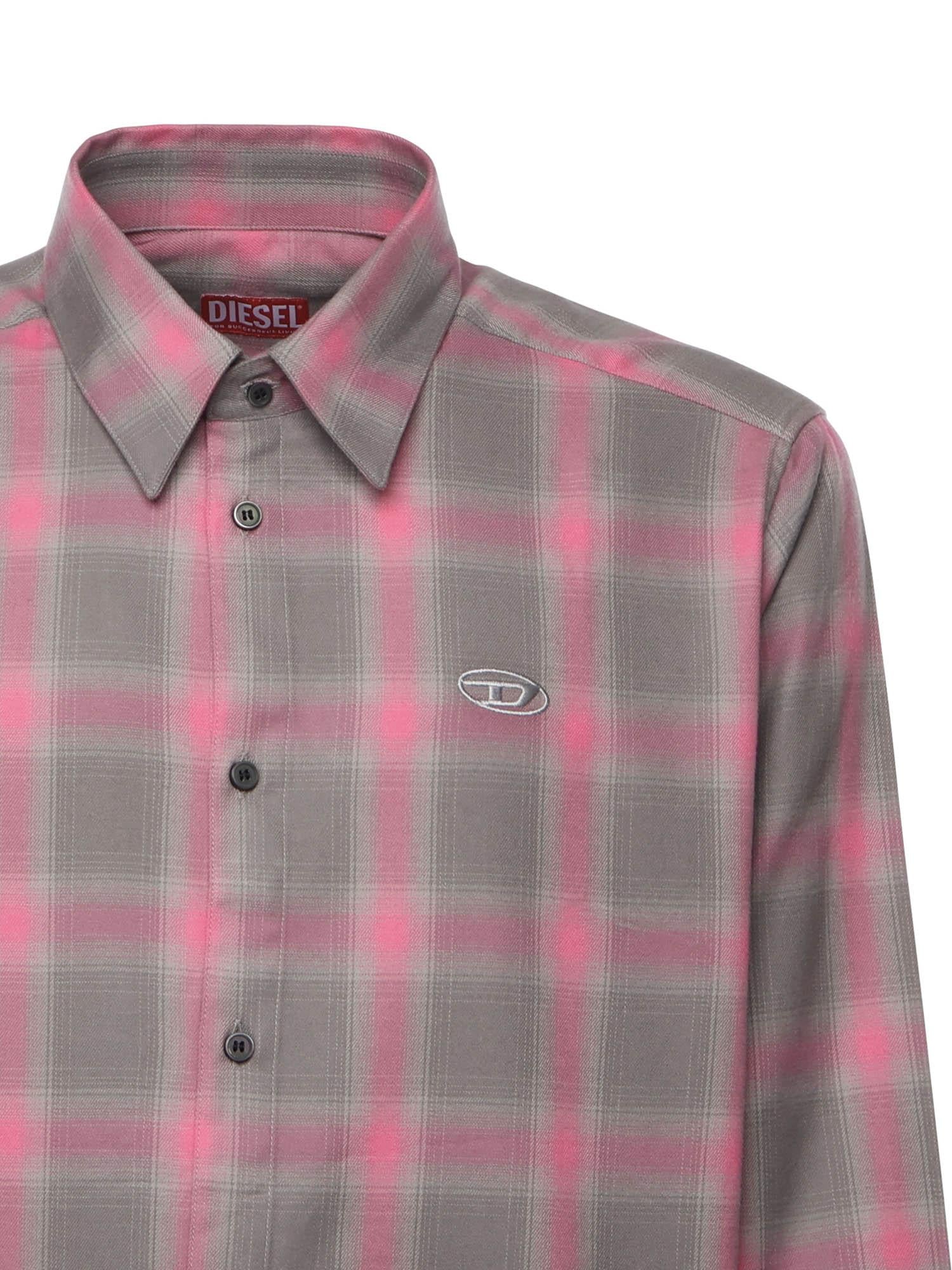 Camicia S-Simply Check A18502 0HGBT91LA DIESEL 